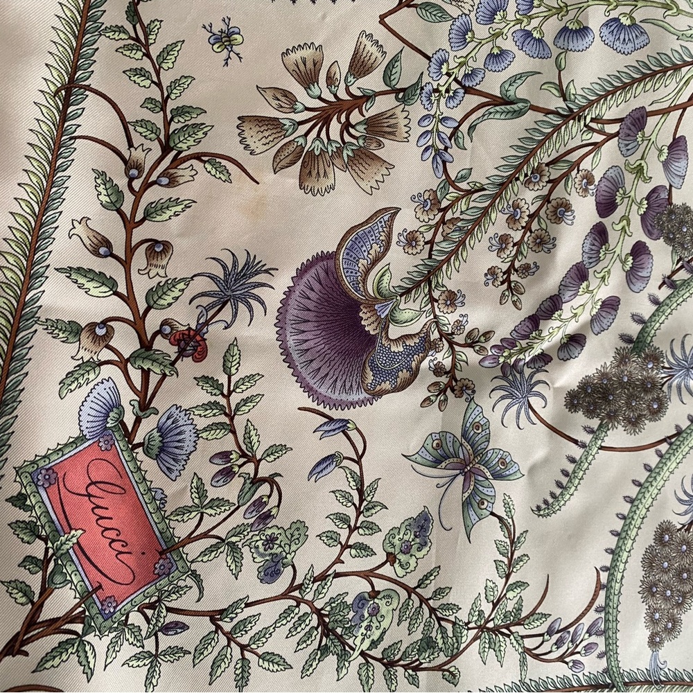 Gucci Silk Square Scarf